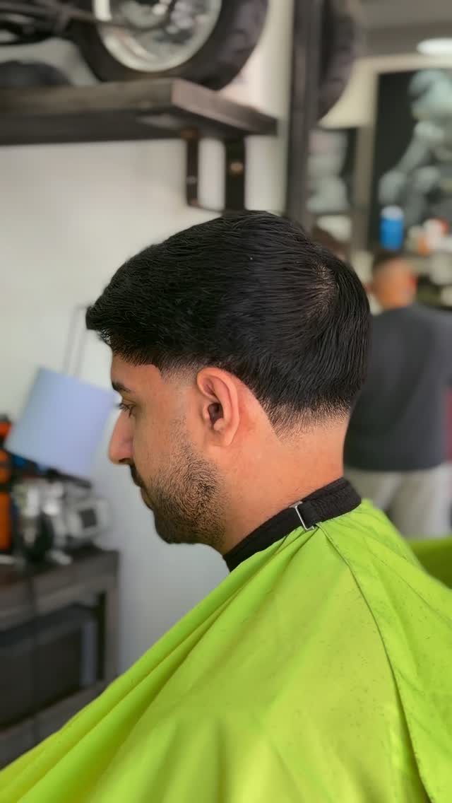 A skin fade finished at Infinity Barbers