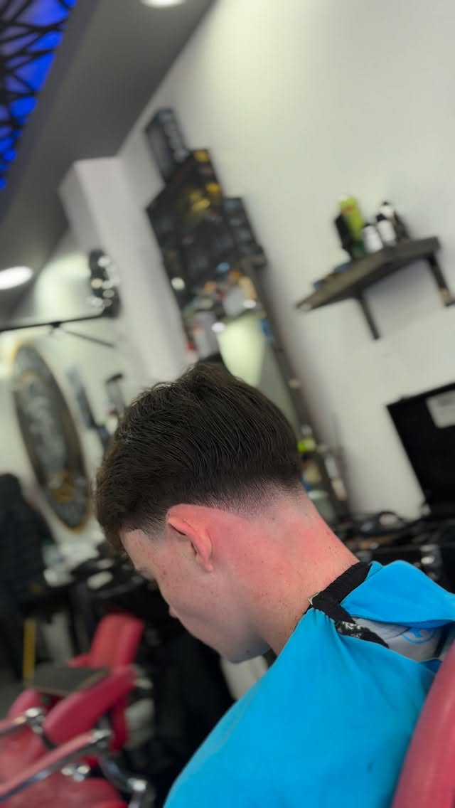 A tapered crop, fresh out the chair