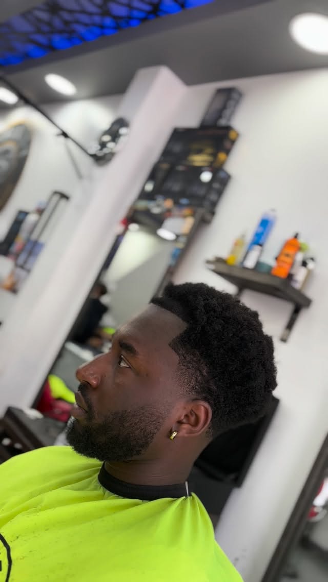 A clean lineup and beard trim
